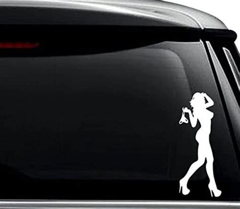 Sexy Stripper Nude Girl Decal Sticker For Use On Laptop Helmet Car