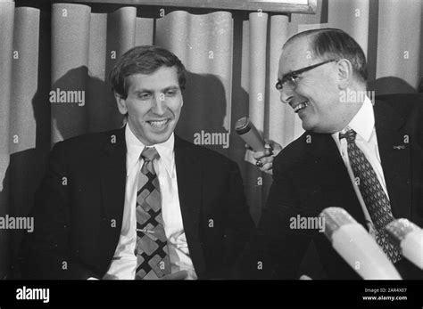 Bobby Fischer at Hilton Hotel in Amsterdam for talks with FIDE chairman ...