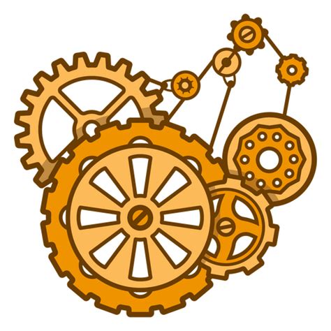 Cogs And Gears Color Stroke Png And Svg Design For T Shirts