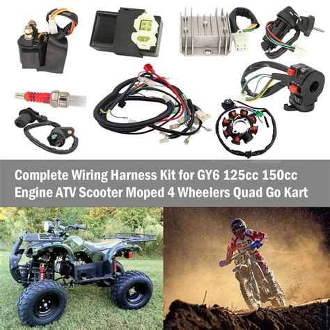 Schéma de faisceau électrique pour moteur Gy6 150cc
