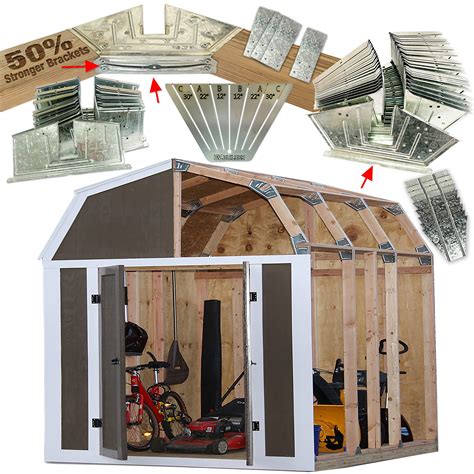 Buy EZBUILDER 50 Structurally Stronger Truss Design Easy Shed Kit
