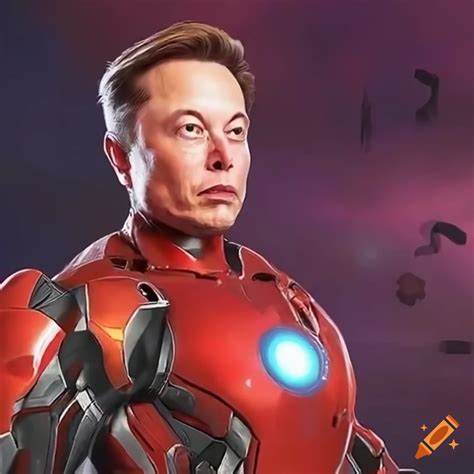 Elon Musk Iron Man Infographic