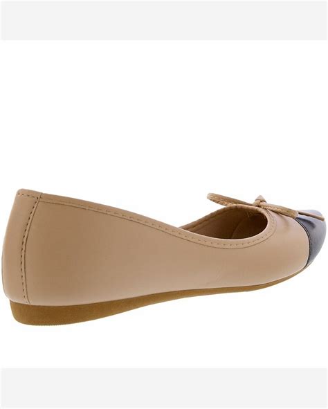 Riachuelo Sapatilha Penélope Laço Recortes Nude