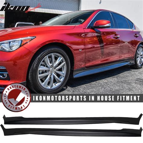 Compatible With Infiniti Q Side Skirts Pcs Abs Walmart