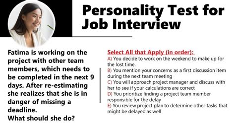 Personality Test For Job Interview Are You A Good Team Player Youtube