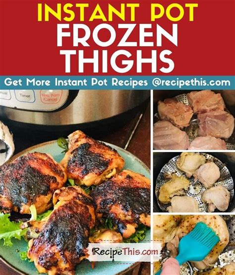 how long to cook chicken thighs in instant pot