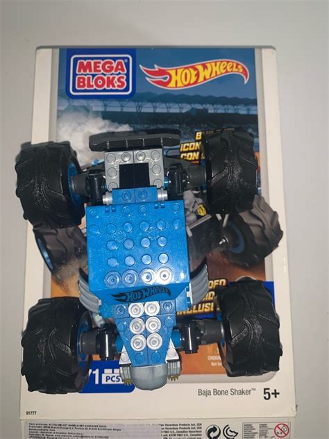 Hot Wheels MEGA BLOKS Baja Bone Shaker Kao Novo