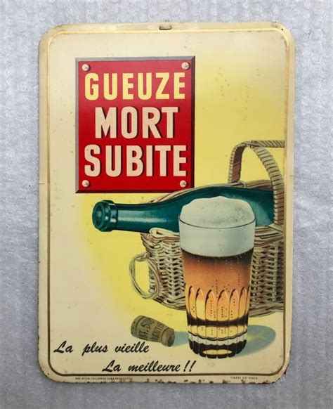 Gueuze Mort Subite Rob Otten Enseigne Publicitaire 1 Catawiki