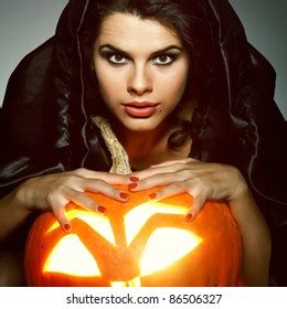 Sexual Brunette Suit Witch Night Halloween Stock Photo Shutterstock