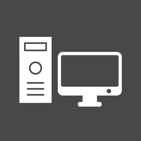 computer isolated vector png images computer icon isolated  abstract
