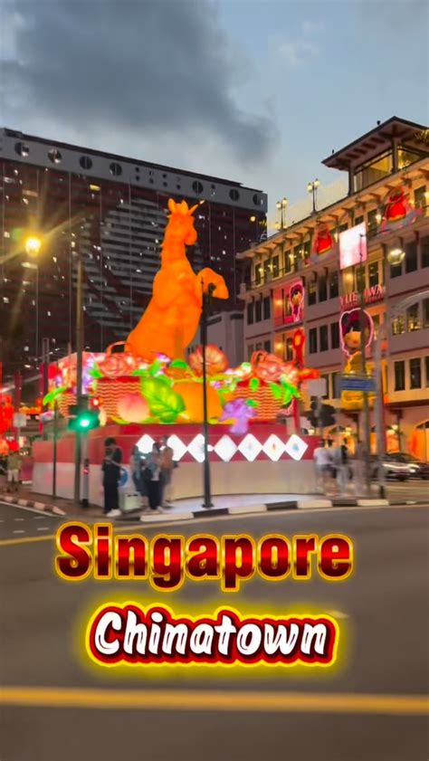 chinese  year singapore chinatown decorations