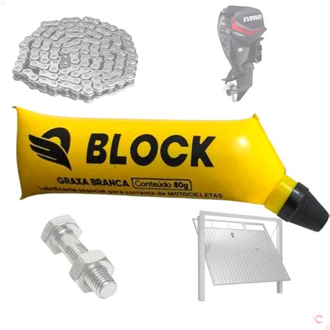 Graxa Para Corrente De Bicicleta - Graxa Branca de Lítio Lubrificante para Corrente Moto Bicicleta 80g ...
