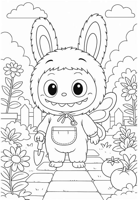 Desenho De Labubu Para Imprimir - Desenhos de Labubu para Imprimir e Colorir