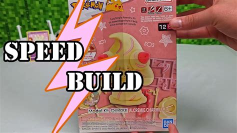 Speed Building Pokemon Model Kit Alcremie Youtube