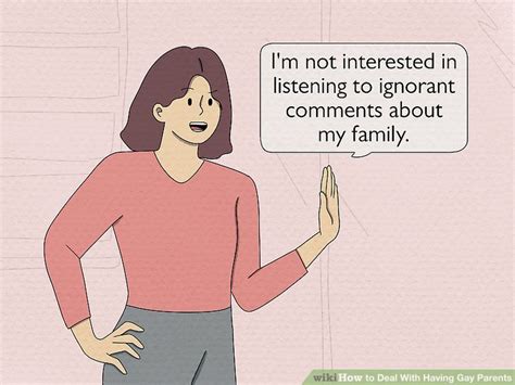 How To Deal With Having Gay Parents Steps With Pictures