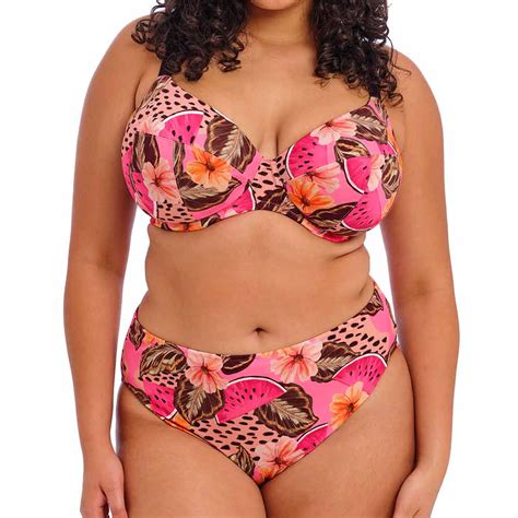 Elomi Swim Cabana Nights Underwired Plunge Bikini Top