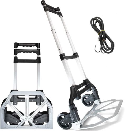 Live4gadgets Heavy Duty Folding Hand Truck Aluminium Trolley Multi