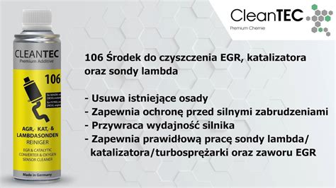 Cleantec Premium Chemie Rodek Do Czyszczenia Egr Katalizatora