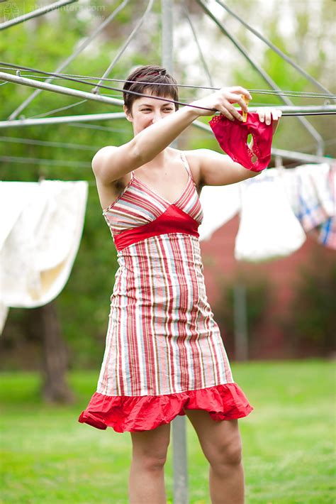 Short Haired Brunette Amateur Tinneale Spreading Hairy Pussy Outside Porn Pictures XXX Photos