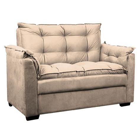 Sofá Lugares Pequeno Confortável m Small Herrero Nude Areia Nude Areia MadeiraMadeira