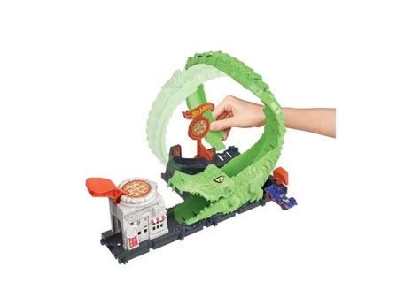 Pista Hot Wheels Looping City Ataque Do Crocodilo Mattel Em Promo O No Buscap