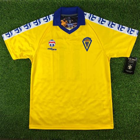 Cadiz CF, Men's Retro Soccer Jersey, 1987, Magico #11 – nostalgiacf