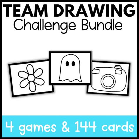 team building drawing activity bundle communication collaboration games