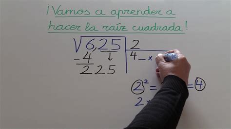 Cuadrados perfectos Raíz cuadrada exacta Cómo sacar la raíz cuadrada