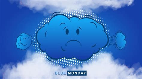 Premium Vector Cloud Blue Monday Design