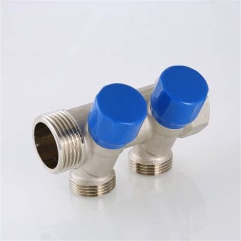 ᐉ Колектор Valtec з регулюючими вентилями 4 вих х1"x3/4" євроконус VTc ...