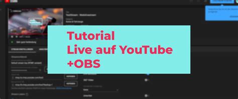 how to connect obs to youtube