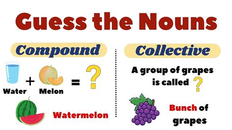 Compound And Collective Nouns Quiz Nouns Quiz For Kids Parts Of