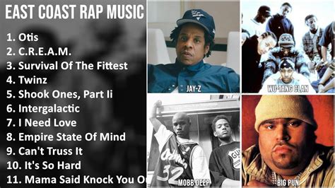 EAST COAST RAP Music Mix Jay Z Wu Tang Clan Mobb Deep Big Pun