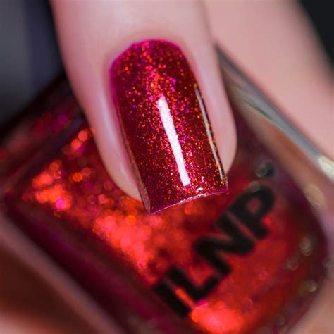 ILNP Ruby - Vibrant Red Shimmer Nail Polish