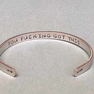 Mature Jewelry You Fucking Got This Bracelet Etsy Canada