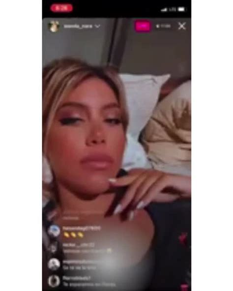 El Accidente Hot De Wanda Nara En Un Vivo De Instagram Se Me Vio Todo La 100