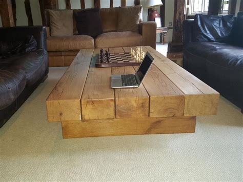 Rustic Coffee Table From Abacus Tables Arabica 2m X 1 1m Oak Beam