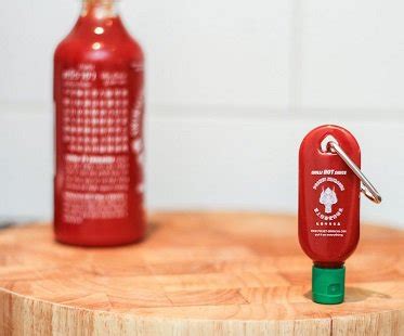 Mini Hot Sauce Keychain Bottle