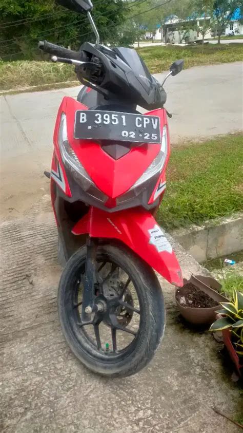 Motor Vario Merah Keren Motor Bekas