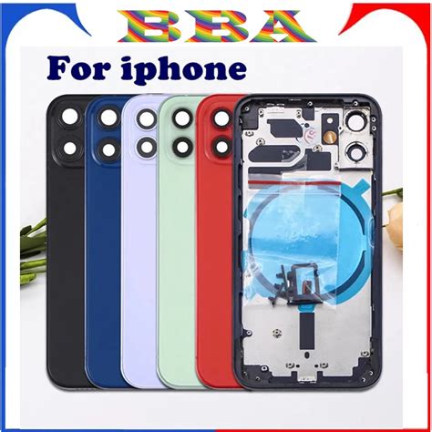 Ch Ssis De Porte Pour Iphone Bo Tier Arri Re En Poly Avec Cadre Central