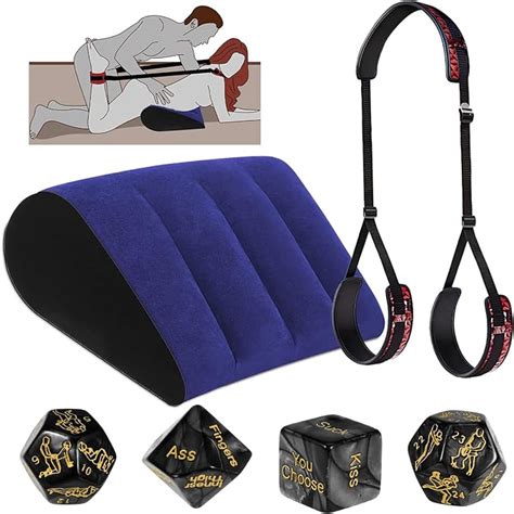 Amazon Sex Furniture Set Sex Bondage Restraints Kit With Sex Pillow Handcuffs Ankle Cuffs