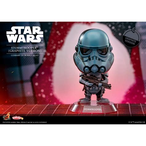 Hot Toys Cosbaby Cosb Stormtrooper Graphite Version Cosbaby S Bobble