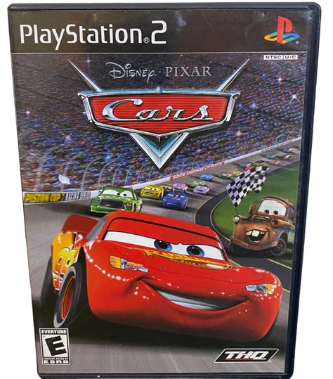 Disney Pixar Cars Playstation 2 Game Ps2 Complete W Manual Disney