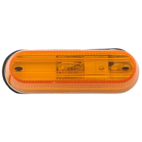 Oblong Trailer Clearance, Side Marker Light, 1 Wire - Amber Optronics ...