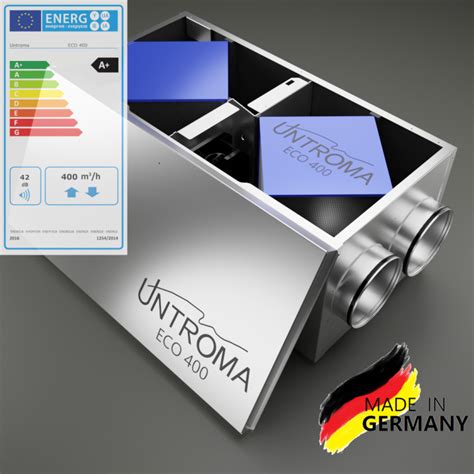 Lüftungsgerät ECO 400 | Effiziente Wohnraumlüftung