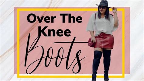 Different Ways To Style Over The Knee Boots Fall Outfit Ideas