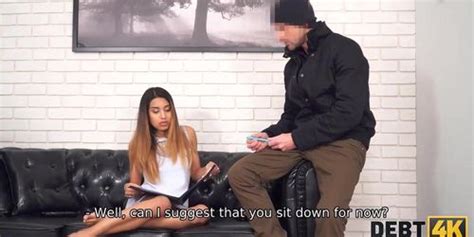 DEBT K Smart Beauty Initiates Sex With Collector To Delay Paying Debt Roxy Lips Tnaflix