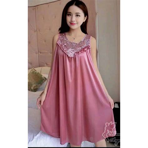 Jual Cod Garansi Ori Lingerie Jumbo Happy Baju Tidur Sexy Satin Ld Cm Shopee Indonesia