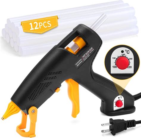 Amazon Adjustable Temperature Hot Glue Gun W Hot Glue Gun Full