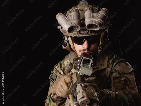 Delta Force soldier, US army special forces. Combat application group ...